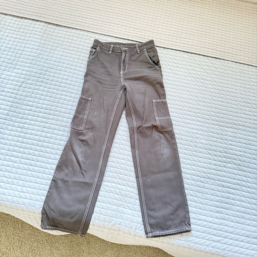 Monki Gray Track Pants - Picture 2 of 2